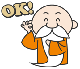 Wise old man sticker #14330846