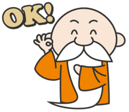 Wise old man sticker #14330846