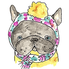 LOVE FrenchBulldog brindle