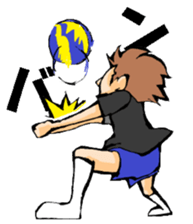 Volleyball boy 2 sticker #14331411