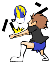 Volleyball boy 2 sticker #14331411