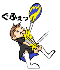 Volleyball boy 2 sticker #14331417