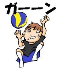 Volleyball boy 2 sticker #14331421