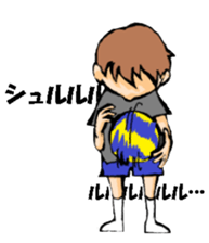 Volleyball boy 2 sticker #14331430