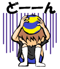 Volleyball boy 2 sticker #14331440