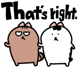 Easy reply stickers English. sticker #14332888