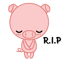 Little Pig Big Heart sticker #14333200