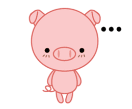 Little Pig Big Heart sticker #14333222