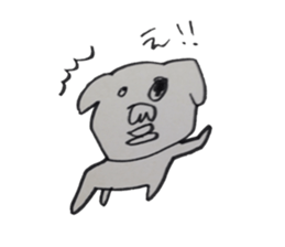 Shih Tzu speaking miyagi-ben sticker #14333676