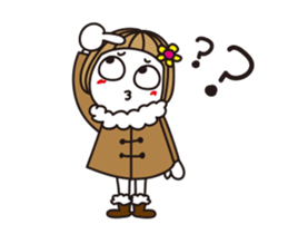 Bangs short girl vol.28 sticker #14334666