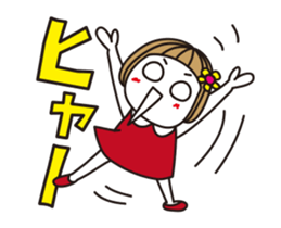 Bangs short girl vol.28 sticker #14334673