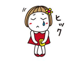 Bangs short girl vol.28 sticker #14334675