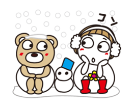 Bangs short girl vol.28 sticker #14334683