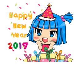 Nami Happy New Year sticker #14335214