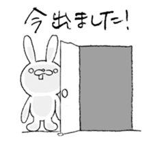 Panda & Rabbit excuse Illustrations sticker #14335508