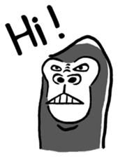 Gori-Kun | Mono-Feel Gorilla (Eng Ver.) sticker #14335782