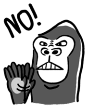 Gori-Kun | Mono-Feel Gorilla (Eng Ver.) sticker #14335784