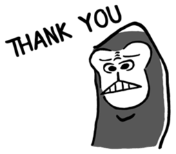 Gori-Kun | Mono-Feel Gorilla (Eng Ver.) sticker #14335785