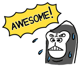 Gori-Kun | Mono-Feel Gorilla (Eng Ver.) sticker #14335788