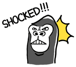 Gori-Kun | Mono-Feel Gorilla (Eng Ver.) sticker #14335790