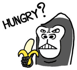 Gori-Kun | Mono-Feel Gorilla (Eng Ver.) sticker #14335792