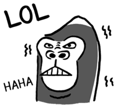 Gori-Kun | Mono-Feel Gorilla (Eng Ver.) sticker #14335793