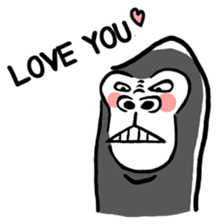 Gori-Kun | Mono-Feel Gorilla (Eng Ver.) sticker #14335796