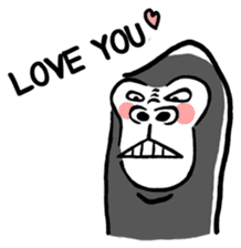 Gori-Kun | Mono-Feel Gorilla (Eng Ver.) sticker #14335796