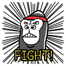 Gori-Kun | Mono-Feel Gorilla (Eng Ver.) sticker #14335797