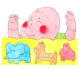 Masaya Meguro's "Baby's Everyday" sticker #14337588