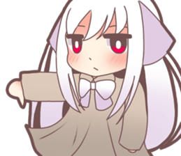 nyaa and mii sticker #14337624