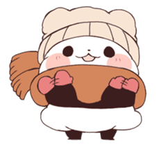 Yururin panda winter ver. sticker #14337790