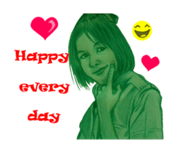 Teen girl cute brilliant. sticker #14337925