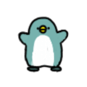 Small penguins sticker #14337975