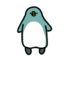 Small penguins sticker #14337978