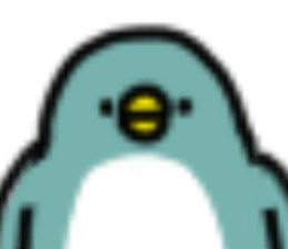 Small penguins sticker #14337982