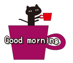 Northern European Modern Cat Sticker sticker #14338247