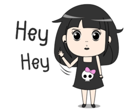 Gigi Rock girl sticker #14338286