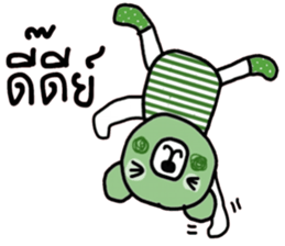 Greeny Bear in October sticker #14338442