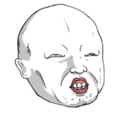 HERE FACE sticker #14339251