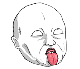 HERE FACE sticker #14339256