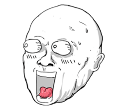 HERE FACE sticker #14339265