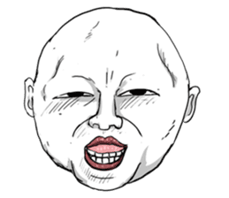 HERE FACE sticker #14339274