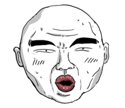 HERE FACE sticker #14339283