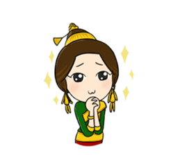 Miss Laos sticker #14339330