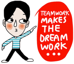 Mana , a Super Salesman. sticker #14340041