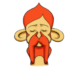 Kiku Saru sticker #14340549