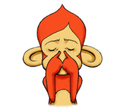 Kiku Saru sticker #14340549