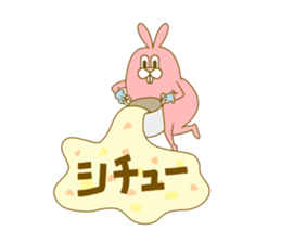 Medium mammal pink14 sticker #14340848