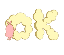 Medium mammal pink14 sticker #14340853